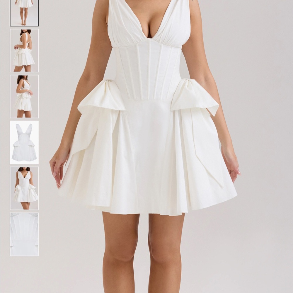 Amalia Twin Bow Stretch Cotton Cocktail Minidress
HOUSE OF CB - Picture 5 of 5